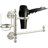  Dottingham Collection Hair Dryer Holder and Organizer, Polished Nickel