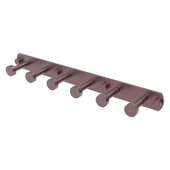  Fresno Collection 6-Position Tie and Belt Rack in Antique Copper, 15-1/2'' W x 2-5/8'' D x 1-1/2'' H