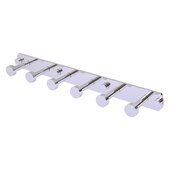  Fresno Collection 6-Position Tie and Belt Rack in Polished Chrome, 15-1/2'' W x 2-5/8'' D x 1-1/2'' H