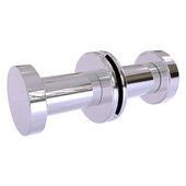  Fresno Collection Pair of Round Knobs For Back to Back on Shower Door in Polished Chrome, 1-3/4'' Diameter x 2'' D x 1-3/4'' H