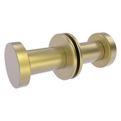  Fresno Collection Pair of Round Knobs For Back to Back on Shower Door in Satin Brass, 1-3/4'' Diameter x 2'' D x 1-3/4'' H