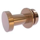  Fresno Collection Round Knob For Shower Door in Brushed Bronze, 1-3/4'' Diameter x 2'' D x 1-3/4'' H
