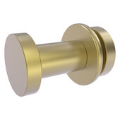  Fresno Collection Round Knob For Shower Door in Satin Brass, 1-3/4'' Diameter x 2'' D x 1-3/4'' H