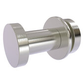  Fresno Collection Round Knob For Shower Door in Satin Nickel, 1-3/4'' Diameter x 2'' D x 1-3/4'' H