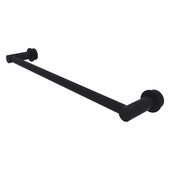  Fresno Collection Towel Bar For Glass Panel Mounting in Matte Black, 18'' W x 3'' D x 1-3/4'' H