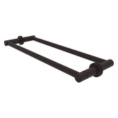  Fresno Collection Pair of Towel Bars For Back to Back On Glass Panel in Oil Rubbed Bronze, 30'' W x 3'' D x 1-3/4'' H