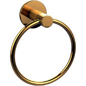  Fresno Collection Towel Ring, Unlacquered Brass