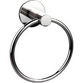  Fresno Collection Towel Ring, Standard Finish, Polished Chrome