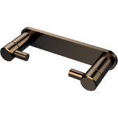  Fresno Collection Rollerless Toilet Paper Holder in Brushed Bronze, 7'' W x 4'' D x 1'' H
