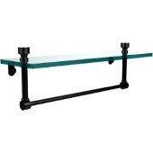  Foxtrot Collection 16'' Shelf with Towel Bar, Premium Finish, Oil Rubbed Bronze