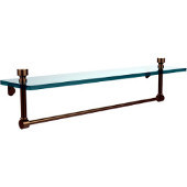  Foxtrot Collection 22'' Shelf with Towel Bar, Premium Finish, Brushed Bronze