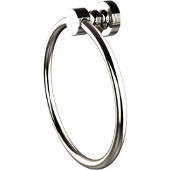 Foxtrot Collection Towel Ring, Premium Finish, Polished Nickel