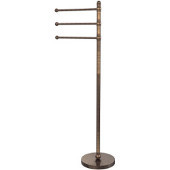  49 Inch Towel Stand with 3 Pivoting Arms, Venetian Bronze
