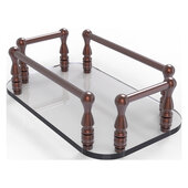 Guest Towel Holders Collection Vanity Top Glass Guest Towel Tray in Antique Copper, 10-1/4'' W x 6-1/8'' D x 3-5/16'' H