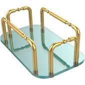  Vanity Top Collection Guest Towel Holder, Standard Finish, Polished Brass