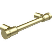 L-20 Series Cabinet Hardware 4-3/10'' W Pull with Knob Ends in Satin Brass (Premium Finish), Available in Multiple Finishes