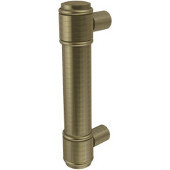  M-30 Series Cabinet Hardware 4-1/5'' W Pull with Knob Ends in Antique Brass (Premium Finish), Available in Multiple Finishes