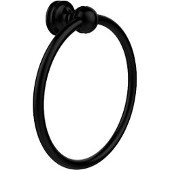  Mambo Collection Towel Ring, Matte Black