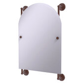  Monte Carlo Collection Arched Top Frameless Rail Mounted Mirror in Antique Copper, 21'' W x 3-13/16'' D x 32'' H