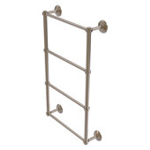  Monte Carlo Collection 4-Tier 24'' Ladder Towel Bar with Smooth Accent in Antique Pewter, 24'' W x 5-3/16'' D x 34-7/8'' H