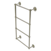  Monte Carlo Collection 4-Tier 24'' Ladder Towel Bar with Smooth Accent in Polished Nickel, 24'' W x 5-3/16'' D x 34-7/8'' H