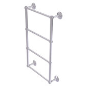  Monte Carlo Collection 4-Tier 24'' Ladder Towel Bar with Smooth Accent in Satin Chrome, 24'' W x 5-3/16'' D x 34-7/8'' H