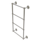  Monte Carlo Collection 4-Tier 24'' Ladder Towel Bar with Smooth Accent in Satin Nickel, 24'' W x 5-3/16'' D x 34-7/8'' H