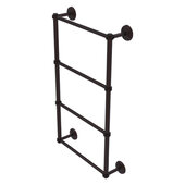  Monte Carlo Collection 4-Tier 24'' Ladder Towel Bar with Dotted Detail in Antique Bronze, 24'' W x 5-3/16'' D x 34-7/8'' H