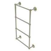  Monte Carlo Collection 4-Tier 24'' Ladder Towel Bar with Dotted Detail in Polished Nickel, 24'' W x 5-3/16'' D x 34-7/8'' H
