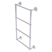  Monte Carlo Collection 4-Tier 24'' Ladder Towel Bar with Grooved Detail in Polished Chrome, 24'' W x 5-3/16'' D x 34-7/8'' H