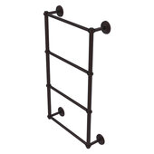  Monte Carlo Collection 4-Tier 24'' Ladder Towel Bar with Twisted Detail in Antique Bronze, 24'' W x 5-3/16'' D x 34-7/8'' H