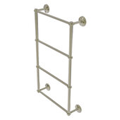  Monte Carlo Collection 4-Tier 24'' Ladder Towel Bar with Twisted Detail in Polished Nickel, 24'' W x 5-3/16'' D x 34-7/8'' H