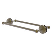  Monte Carlo Collection 18'' Back to Back Shower Door Towel Bar in Antique Brass, 21'' W x 7-13/16'' D x 3'' H