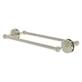  Monte Carlo Collection 18'' Back to Back Shower Door Towel Bar in Polished Nickel, 21'' W x 7-13/16'' D x 3'' H
