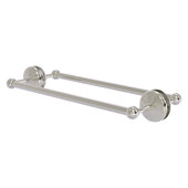 Monte Carlo Collection 18'' Back to Back Shower Door Towel Bar in Satin Nickel, 21'' W x 7-13/16'' D x 3'' H