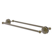  Monte Carlo Collection 24'' Back to Back Shower Door Towel Bar in Antique Brass, 27'' W x 7-13/16'' D x 3'' H