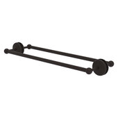  Monte Carlo Collection 24'' Back to Back Shower Door Towel Bar in Oil Rubbed Bronze, 27'' W x 7-13/16'' D x 3'' H