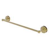  Monte Carlo Collection 24'' Shower Door Towel Bar in Unlacquered Brass, 27'' W x 5'' D x 3'' H