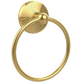  Monte Carlo Collection Towel Ring, Unlacquered Brass