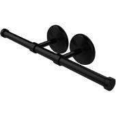  Monte Carlo Collection Double Roll Toilet Tissue Holder, Matte Black