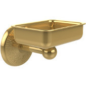  Monte Carlo Collection Soap Dish with Glass Liner, Standard Finish, Polished Brass