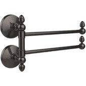  Monte Carlo Collection 2 Swing Arm Towel Rail, Oil Rubbed Bronze