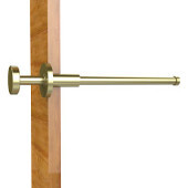  Modern Style Pullout Retractable Garment Rod, Satin Brass