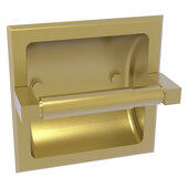  Montero Collection Recessed Toilet Paper Holder in Satin Brass, 6-1/8'' W x 6-1/8'' D x 3-11/16'' H