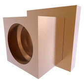  Montero Collection Shower Rod Brackets in Brushed Bronze, 2'' W x 1-9/16'' D x 2'' H, Sold as a Pair