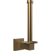  Montero Collection Upright Toilet Tissue Holder and Reserve Roll Holder, Brushed Bronze