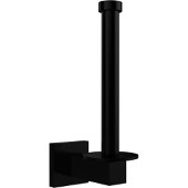  Montero Collection Upright Toilet Tissue Holder and Reserve Roll Holder, Matte Black