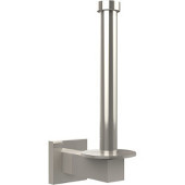 Montero Collection Upright Toilet Tissue Holder and Reserve Roll Holder, Polished Nickel