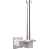  Montero Collection Upright Toilet Tissue Holder and Reserve Roll Holder, Satin Chrome
