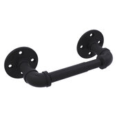  Pipeline Collection 2-Post Toilet Paper Holder in Matte Black, 10'' W x 3-11/16'' D x 3'' H
